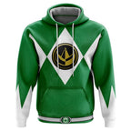 Green Power Ranger Cosplay Hoodie - Dimensional Era