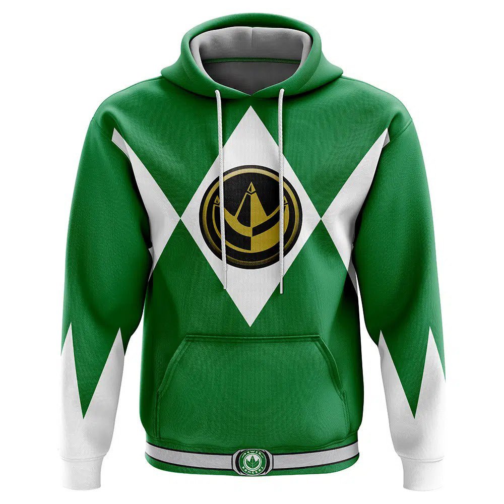 Green Power Ranger Cosplay Hoodie - Dimensional Era
