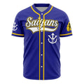 Dragon Ball Z Vegeta Saiyans Custom Baseball Jersey