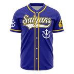 Dragon Ball Z Vegeta Saiyans Custom Baseball Jersey