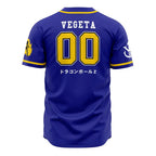 Dragon Ball Z Vegeta Saiyans Custom Baseball Jersey