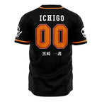 Bleach Soul Reapers Ichigo Custom Baseball Jersey
