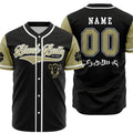 Black Clover Black Bulls Custom Baseball Jersey