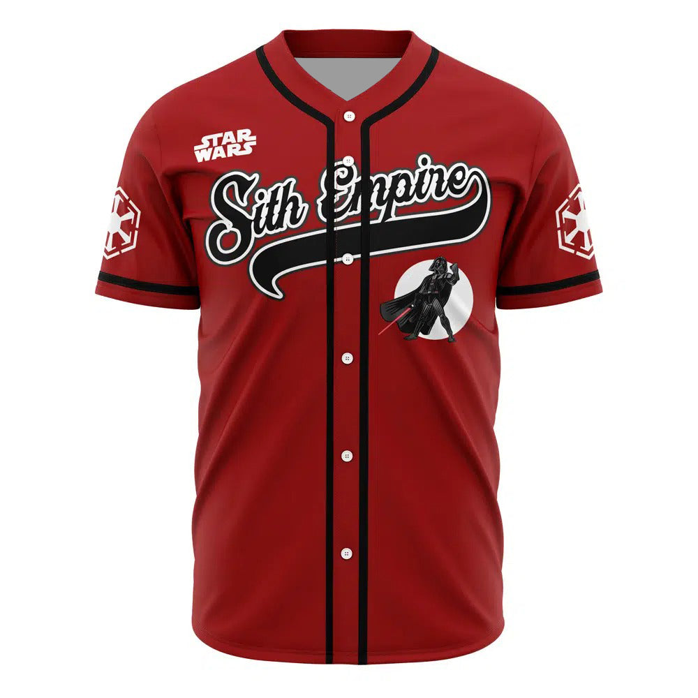 Star Wars Sith Empire Darth Vader Custom Baseball Jersey