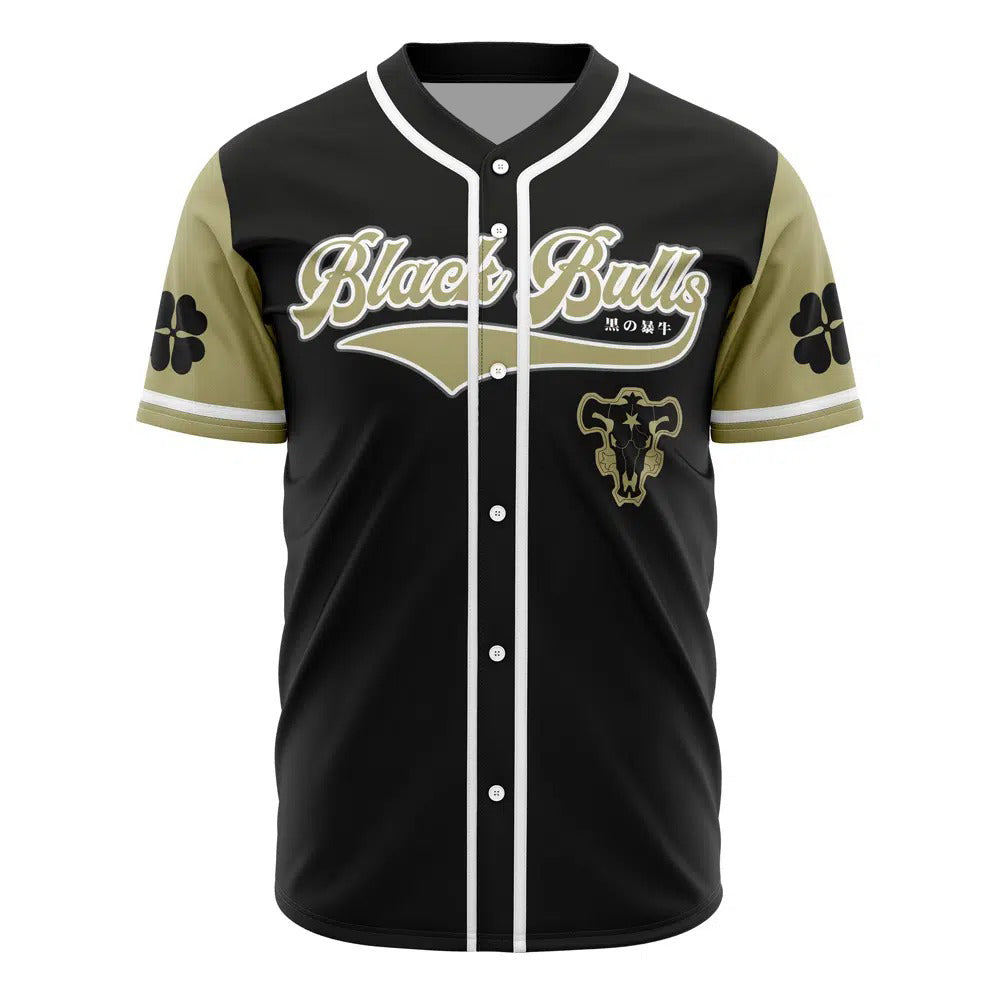Black Clover Black Bulls Custom Baseball Jersey