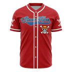 Personalized Straw Hats One Piece Baseball Jersey