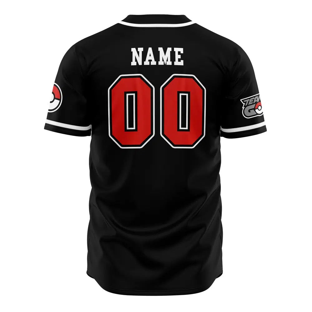 Pokemon Team Rocket Custom Baseball Jersey