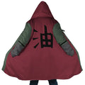 Naruto Jiraiya Thick Hooded Long Cloak Coat