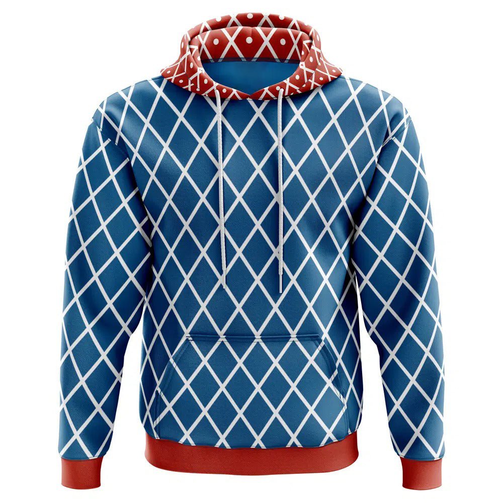 JoJo Mista Grid Pattern Hoodie - Dimensional Era