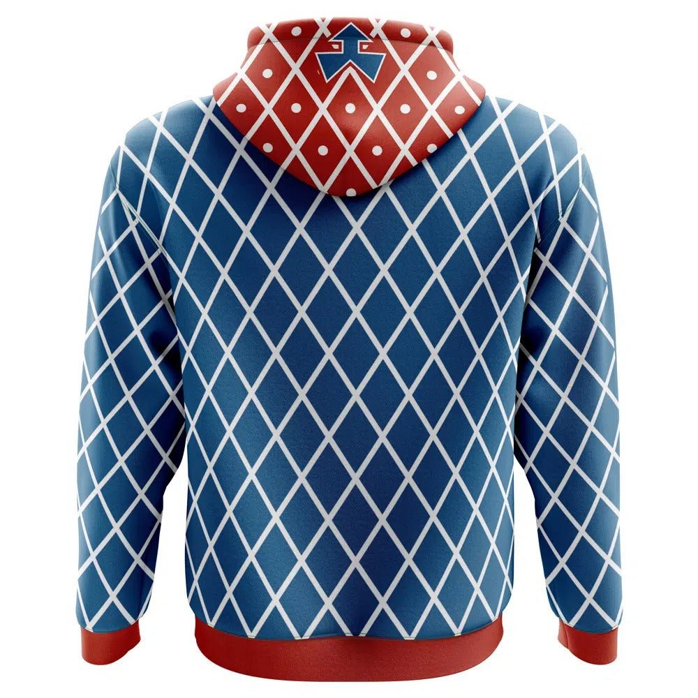 JoJo Mista Grid Pattern Hoodie - Dimensional Era