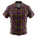 JoJo Yoshikage Kira Purple Diamond Skull Hawaiian Shirt - Dimensional Era