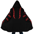 Jujutsu Kaisen Sukuna Mark Zip Hooded Cloak - Dimensional Era