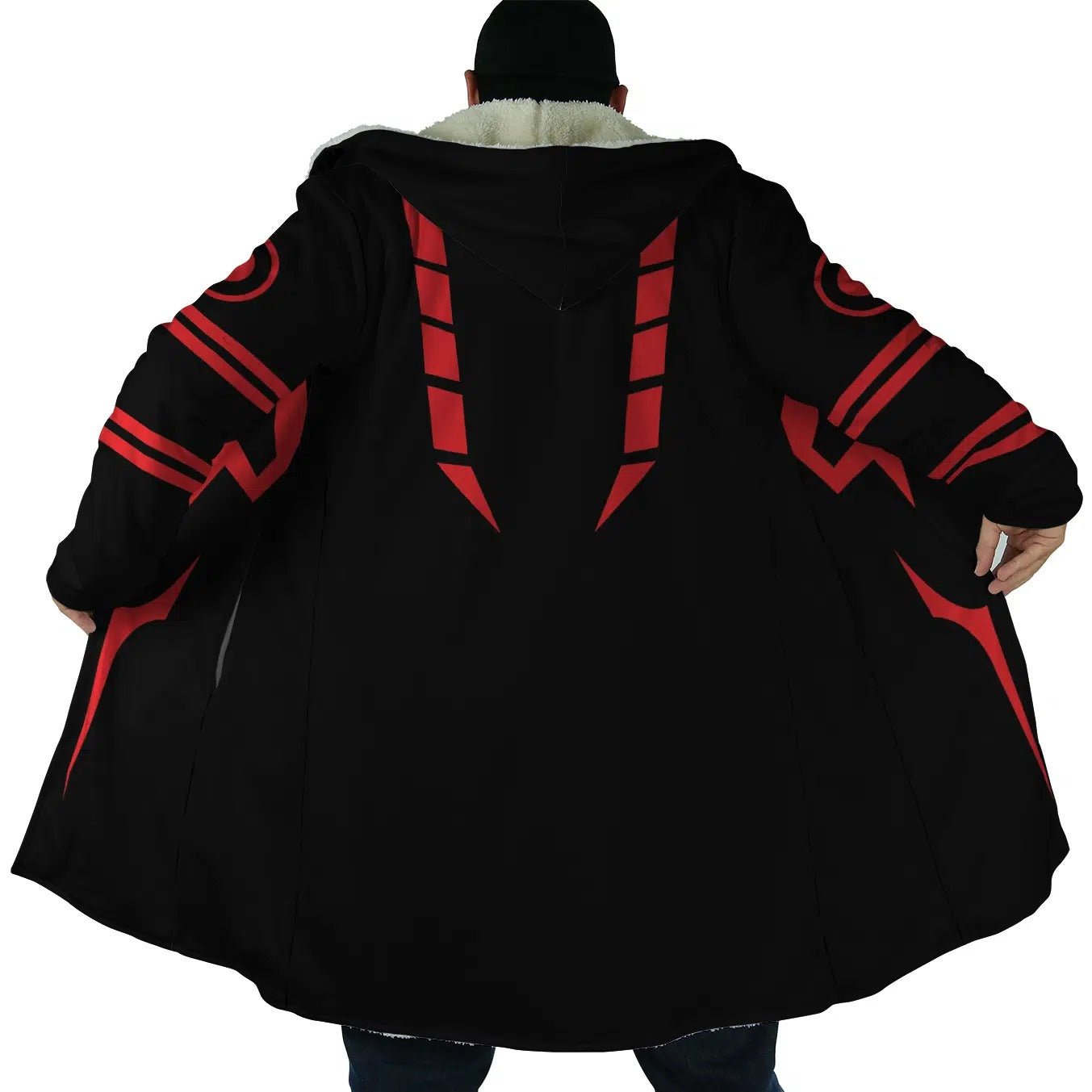 Jujutsu Kaisen Sukuna Mark Zip Hooded Cloak - Dimensional Era