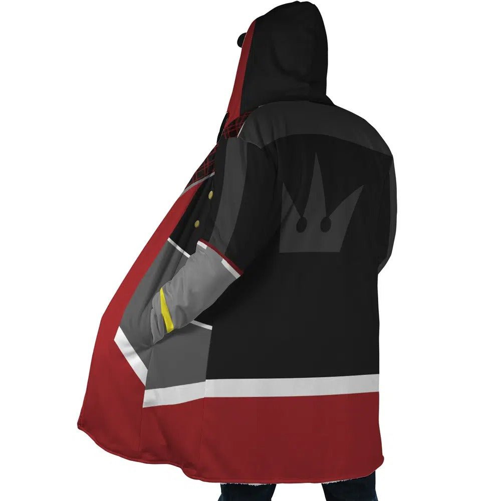 Kingdom Hearts Crown Zip Hooded Cloak - Dimensional Era