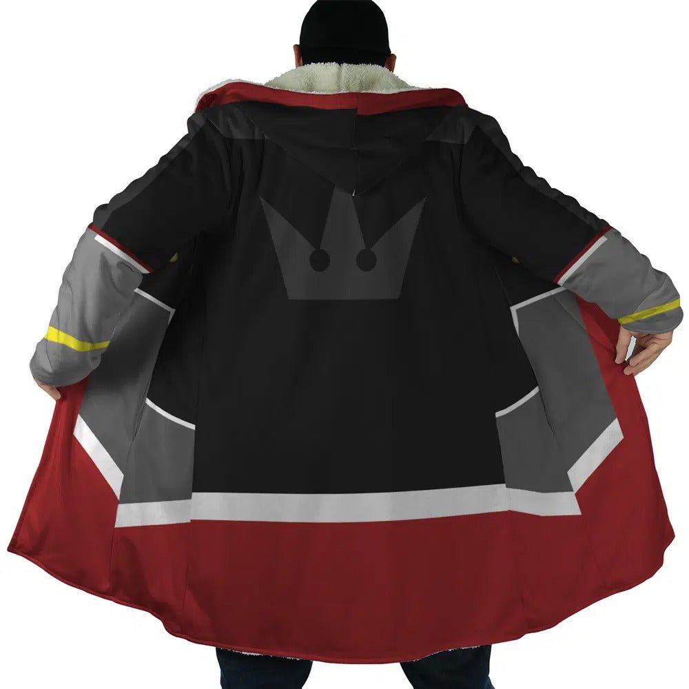 Kingdom Hearts Crown Zip Hooded Cloak - Dimensional Era