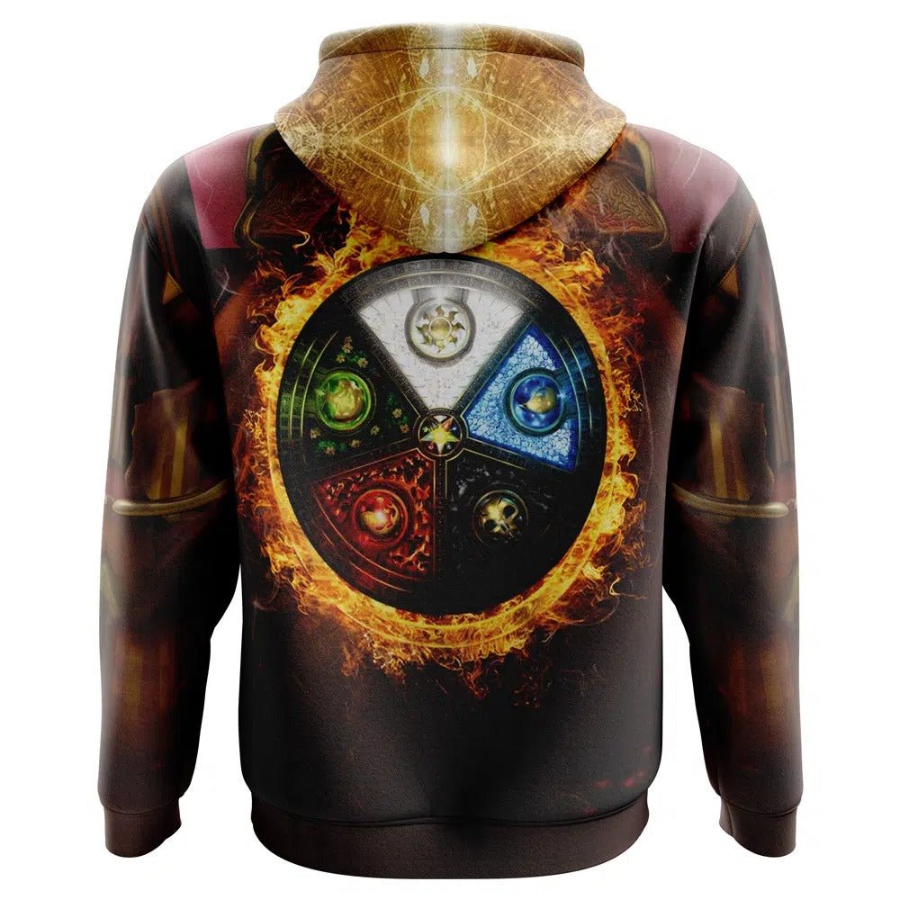 Magic Element Circle All Over Print Hoodie - Dimensional Era