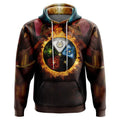 Magic Element Circle All Over Print Hoodie - Dimensional Era