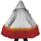 Naruto 4th Hokage Flame Fleece Hooded Cloak - Dimensional Era