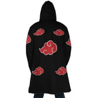 Naruto Akatsuki Red Cloud Zip Hooded Cloak - Dimensional Era