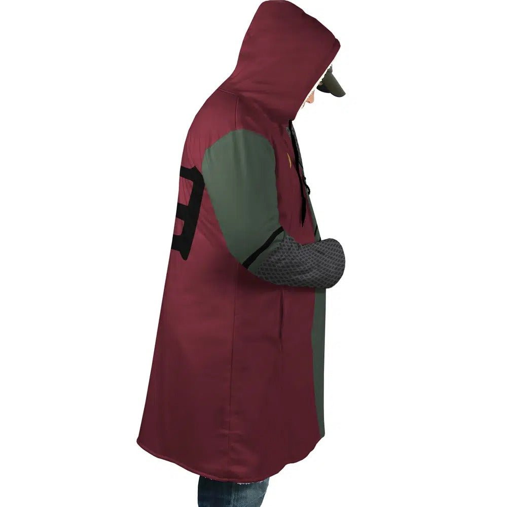 Naruto Jiraiya Thick Hooded Long Cloak Coat - Dimensional Era