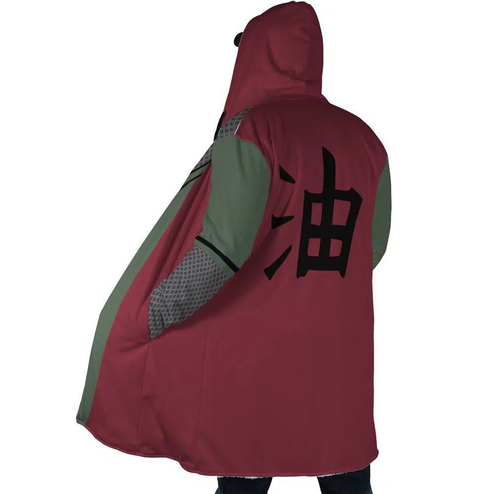 Naruto Jiraiya Thick Hooded Long Cloak Coat - Dimensional Era