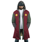 Naruto Jiraiya Thick Hooded Long Cloak Coat - Dimensional Era