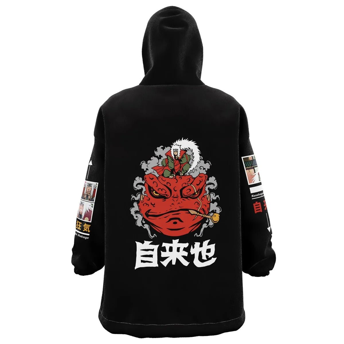Naruto Jiraiya Toad Sage Hoodie Blanket - Dimensional Era
