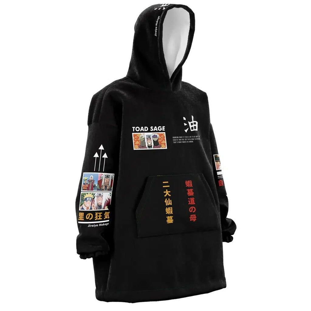 Naruto Jiraiya Toad Sage Hoodie Blanket - Dimensional Era