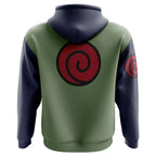 Naruto Konoha Symbol Color Block Hoodie - Dimensional Era