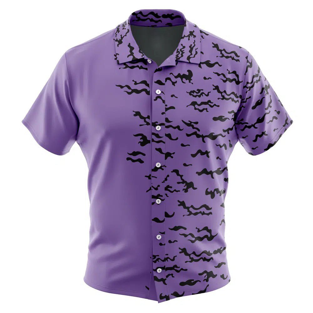 Naruto Otsutsuki Clan Abstract Pattern Button-Up Shirt - Dimensional Era