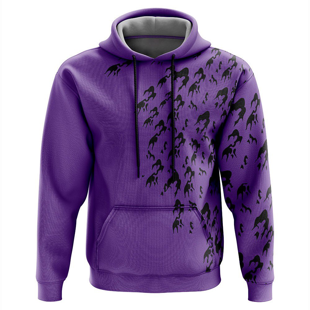 Naruto Sasuke Purple Flame Hoodie - Dimensional Era