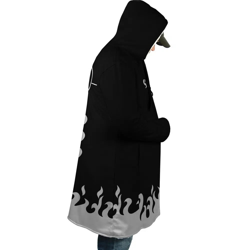 Naruto Six Paths 9 Tails Zip Hooded Fleece Cloak - Dimensional Era