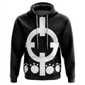 One Piece Bartholomew Kuma Symbol Print Hoodie - Dimensional Era