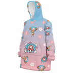 One Piece Chopper Gradient Hoodie Blanket - Dimensional Era