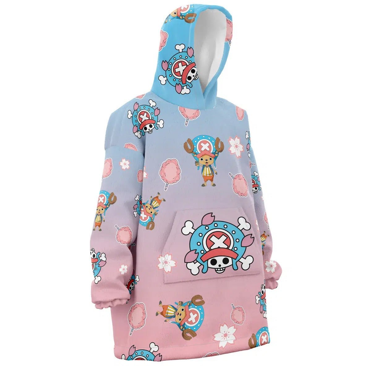 One Piece Chopper Gradient Hoodie Blanket - Dimensional Era