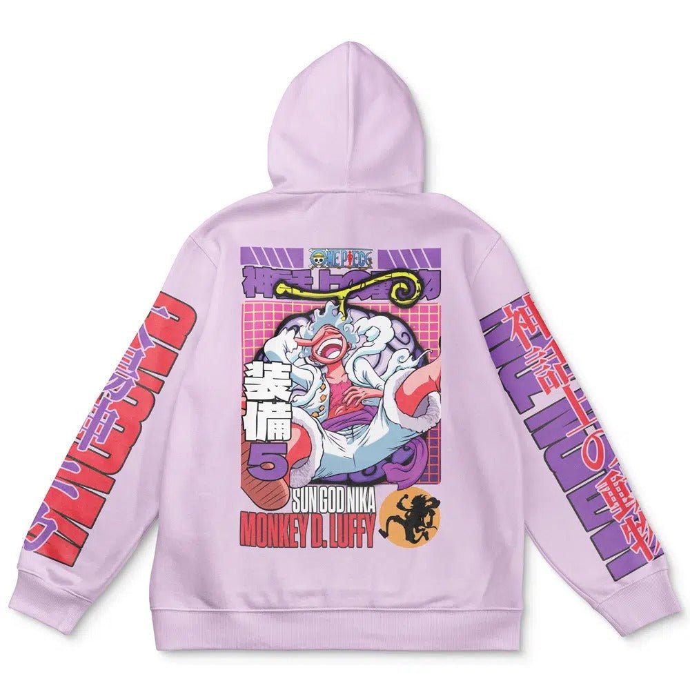 One Piece Gear 5 Luffy Purple Hoodie - Dimensional Era