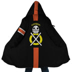 One Piece Law Heart Pirates Fleece Hooded Cloak - Dimensional Era