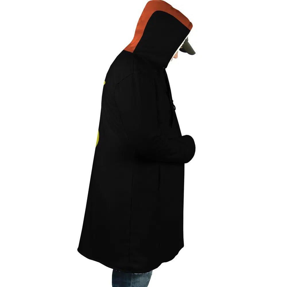 One Piece Law Heart Pirates Fleece Hooded Cloak - Dimensional Era