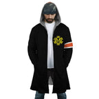 One Piece Law Heart Pirates Fleece Hooded Cloak - Dimensional Era
