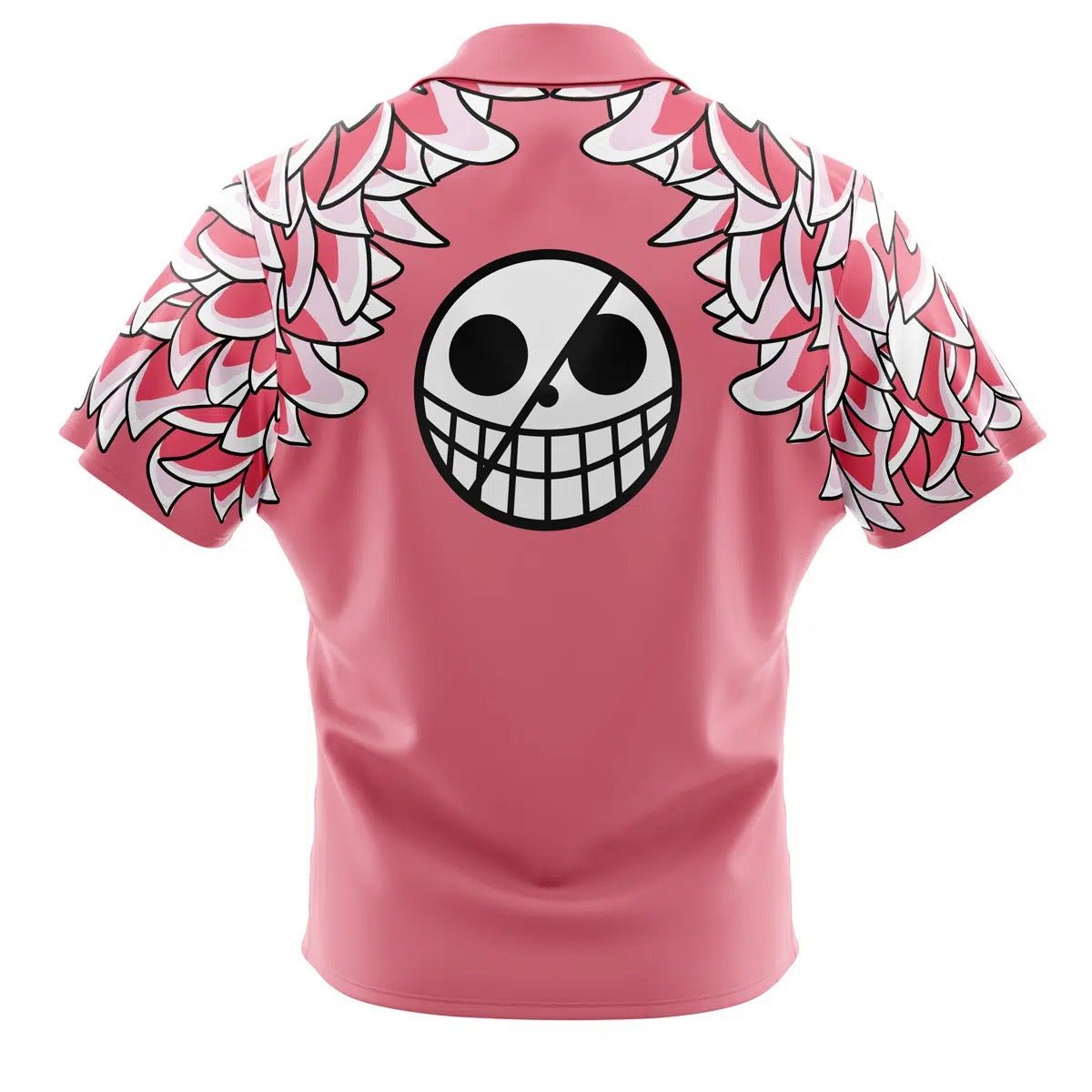 One Piece Law Pink Feather Hawaiian Shirt - Dimensional Era