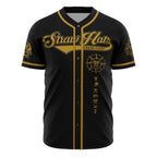 One Piece Straw Hats Grand Fleet Black Gold Baseball Jersey - Dimensional Era