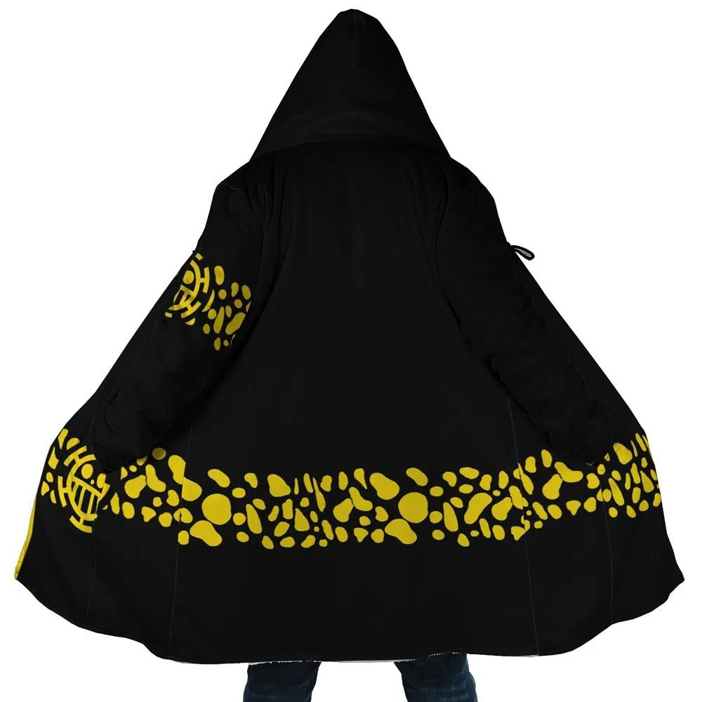 One Piece Trafalgar Law Heart Pirates Long Polar Fleece Zip Hooded Coat - Dimensional Era