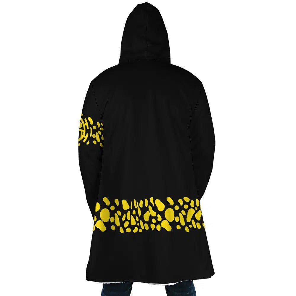 One Piece Trafalgar Law Heart Pirates Long Polar Fleece Zip Hooded Coat - Dimensional Era