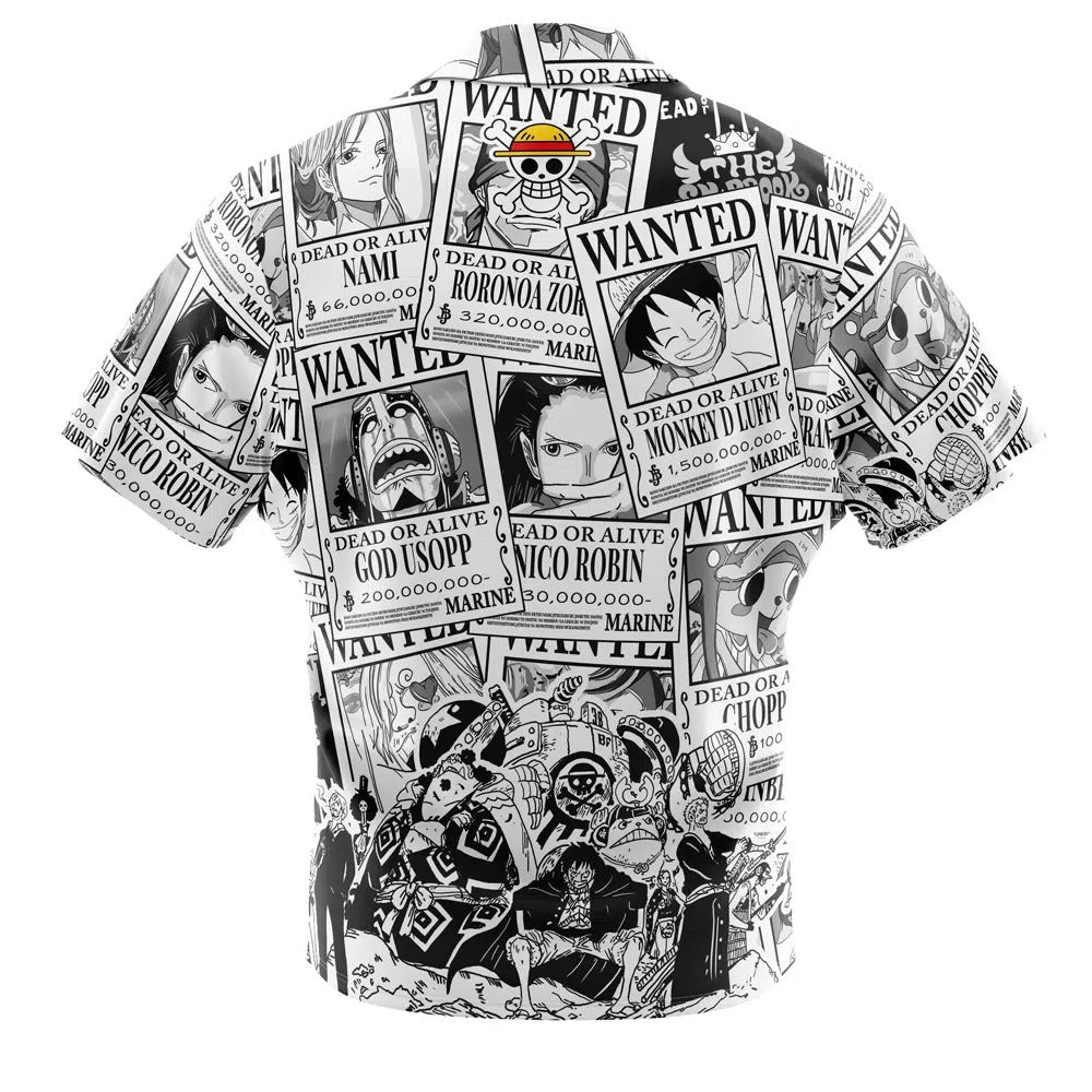One Piece Wanted Poster Anime Hawaiian Shirt - Dimensional Era