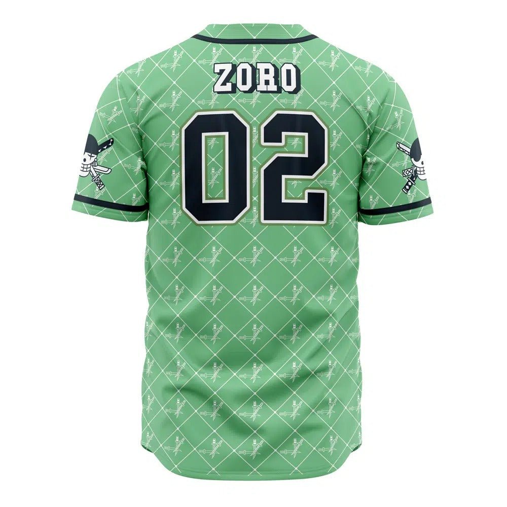 One Piece Zoro Straw Hats Custom Baseball Jersey - Dimensional Era