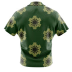 One Piece Zoro Wano Clan Symbol Green Hawaiian Shirt - Dimensional Era