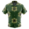 One Piece Zoro Wano Clan Symbol Green Hawaiian Shirt - Dimensional Era