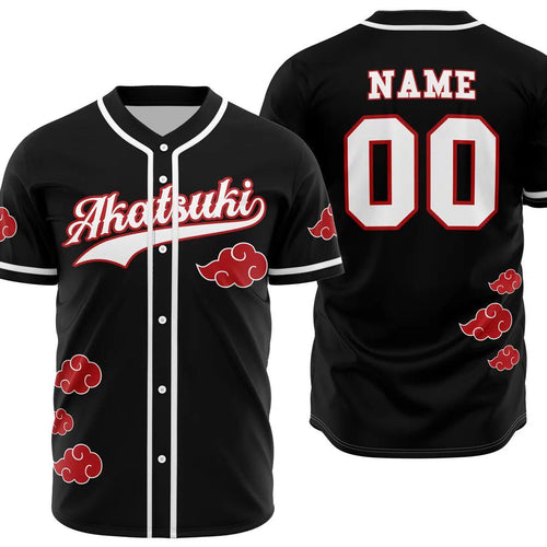 Personalized Akatsuki Baseball Jersey - Dimensional Era