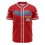 Personalized Straw Hats One Piece Baseball Jersey - Dimensional Era
