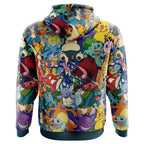 Pokemon All Characters All Over Print Hoodie - Dimensional Era